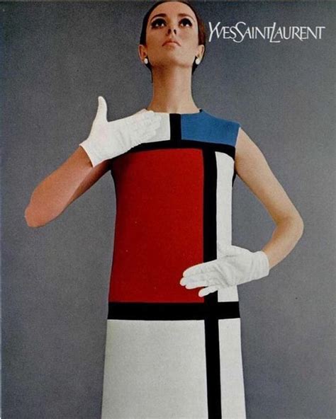 ives saint laurent inspired in mondrian